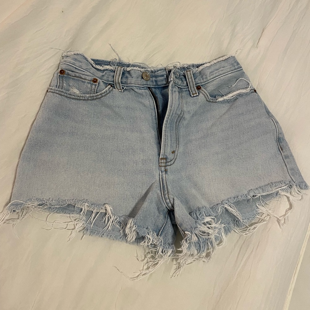 abercrombie & fitch annie high rise shorts